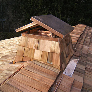 couverture et la zinguerie Chalet et charpente en ossature bois en Haute-Savoie - Chalet Cart